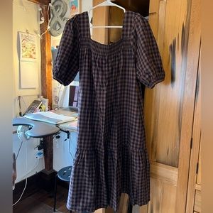 CJLA gingham dress with pockets